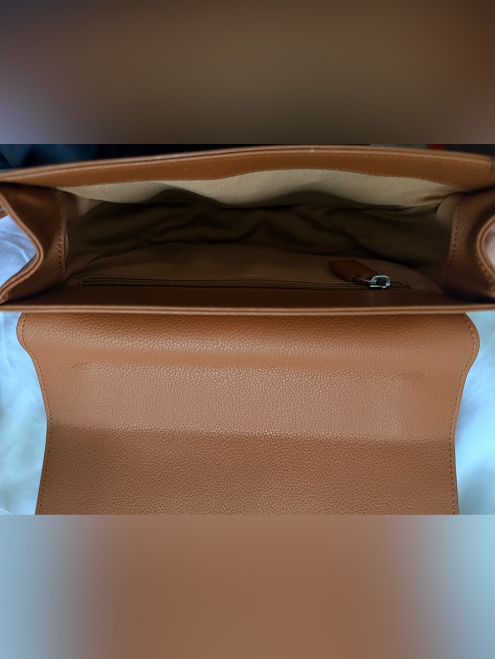 Cult Gaia Brown Leather Vos Handbag Crossbody - Picture 8 of 10